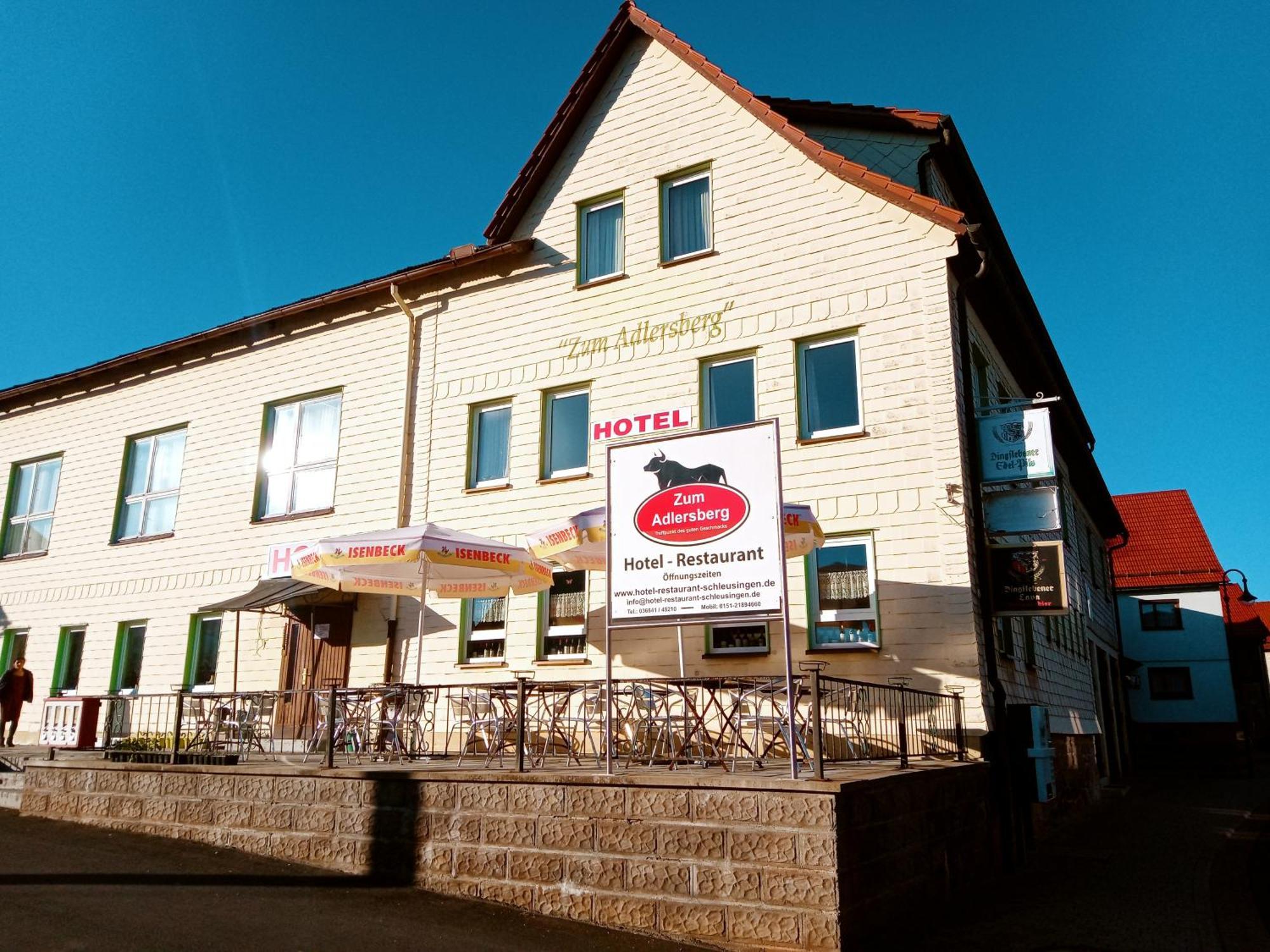 Hotel & Restaurant Zum Adlersberg Schleusingen Exterior foto